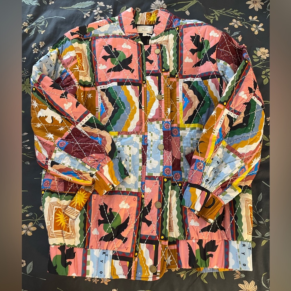Sézane x Pangea Richie Jacket size 4 oversized NWT